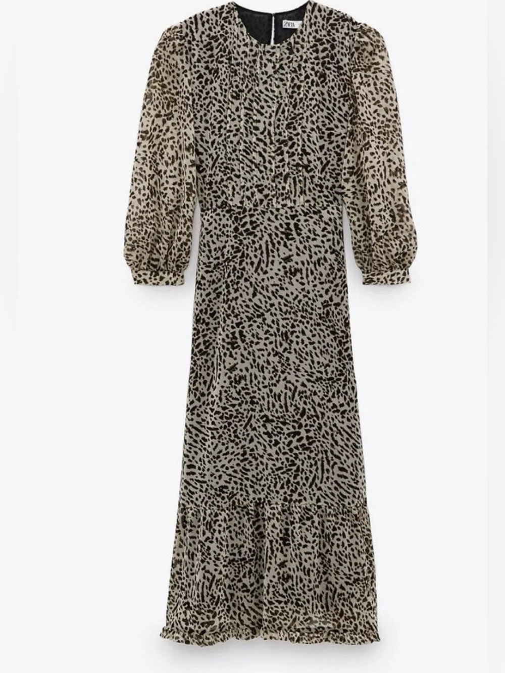 Zara Leopard Print Dress- XS